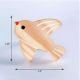 Handcrafted Pine Wood Bird Knob